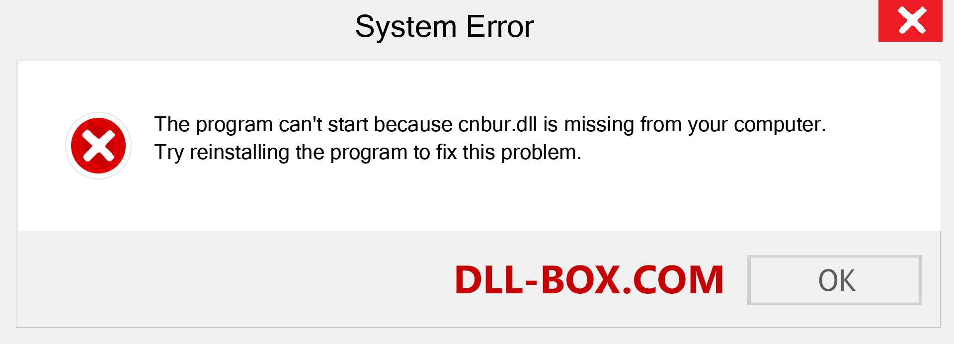  cnbur.dll file is missing?. Download for Windows 7, 8, 10 - Fix  cnbur dll Missing Error on Windows, photos, images